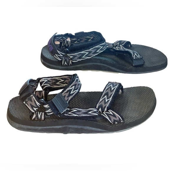TEVA Men’s  Sport brown / black  Aztec Pattern sandals size 10 GUC main image 7